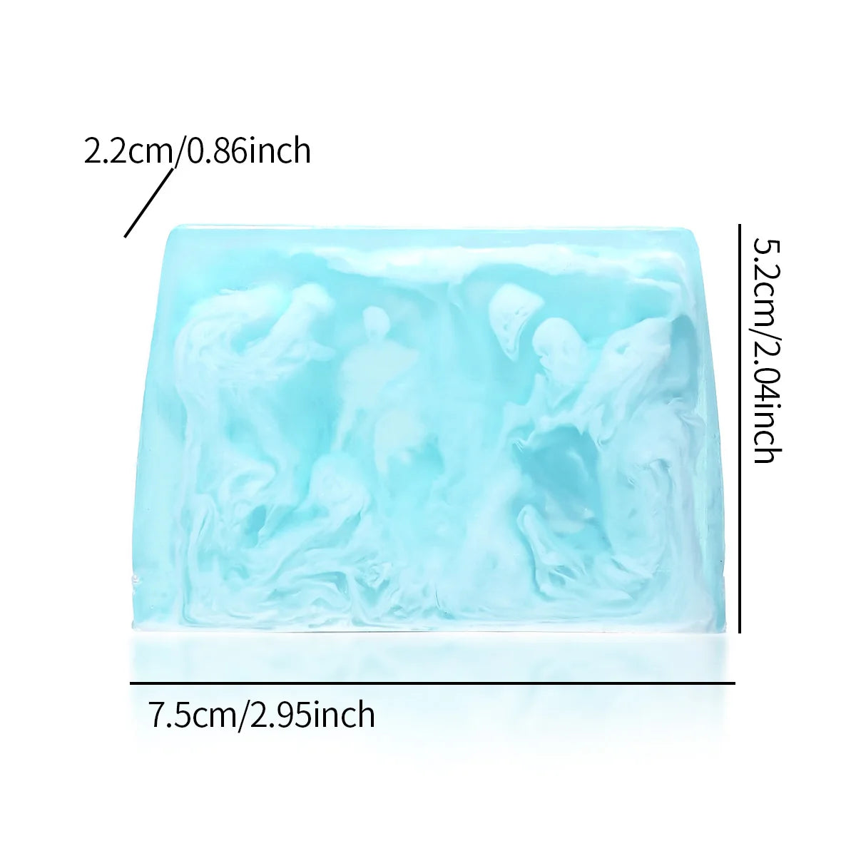Sea Salt Colorful Handmade Soap Skin Whitening Acne Removal Facial Qme