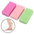Exfoliate Feet Pedicure Handle Pumice Stone Scraper Foot File Dead Qme 1PC random color