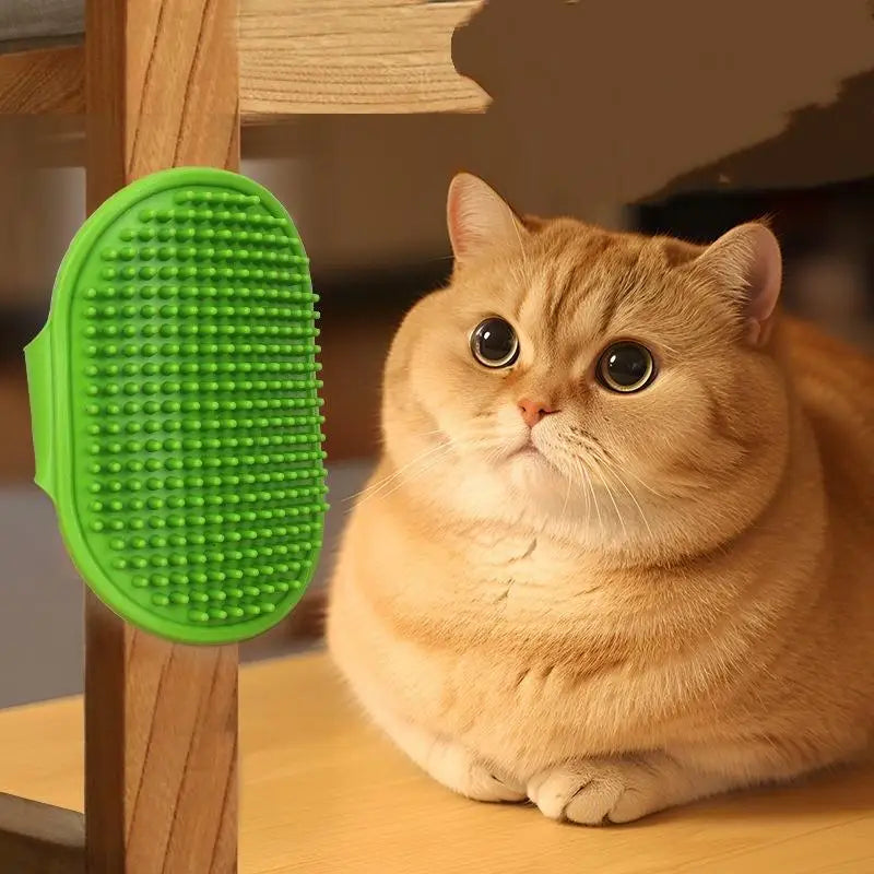 Fur Removal Tool Cats Dogs Pet Bathing Supplies Soft Rubber Bath Qme