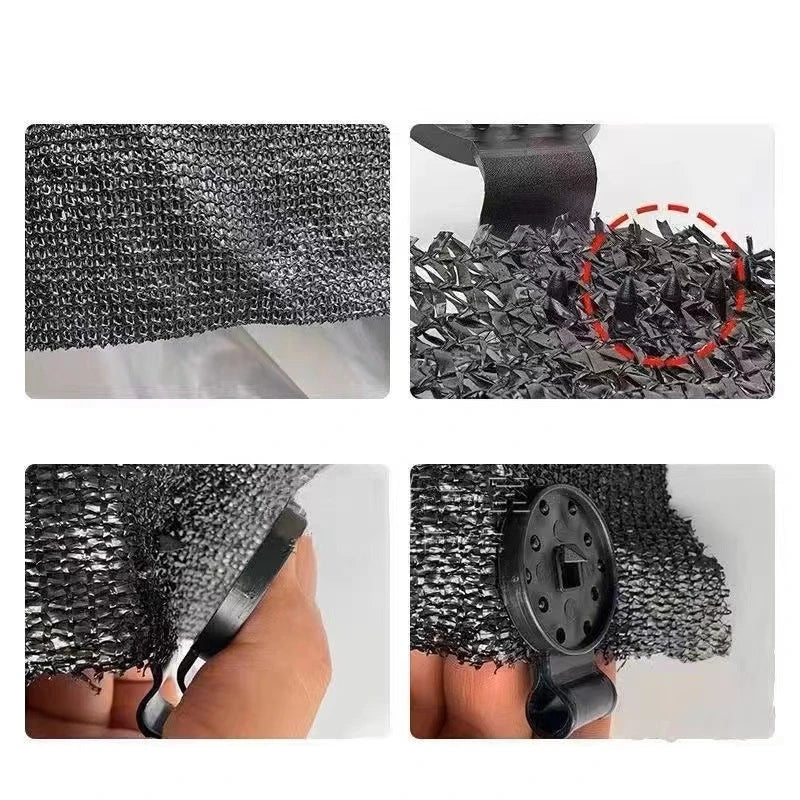 100Pcs/50Pcs/20Pcs Shade Cloth Clips Shade Fabric Clamps Grommets For Net Mesh Cover Sunblock Fabric In Garden Backyard Greenhou Qme