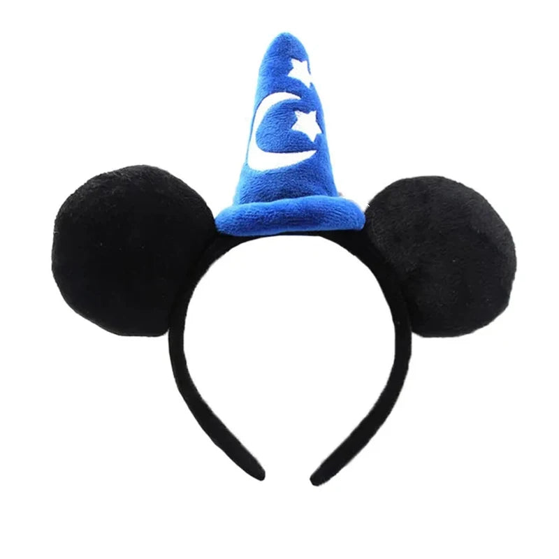 Mickey Mouse Plush Magic House Fashion Headwear Cosplay Decoration Christmas Party Cloth Hair Band Adult/Children Qme Headband 1