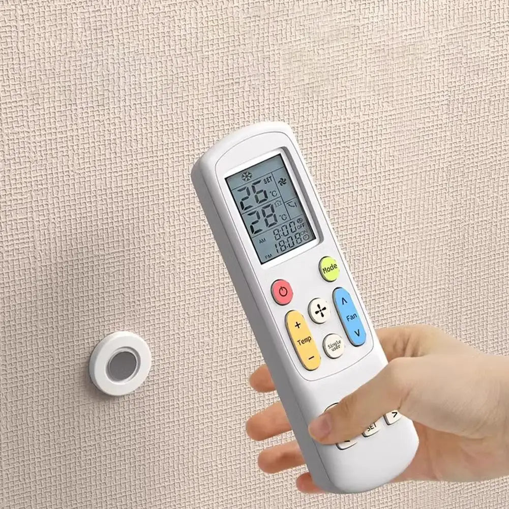 Remote Holder Wall Mount Magnetic Patches Control Silicone TV Tool Qme