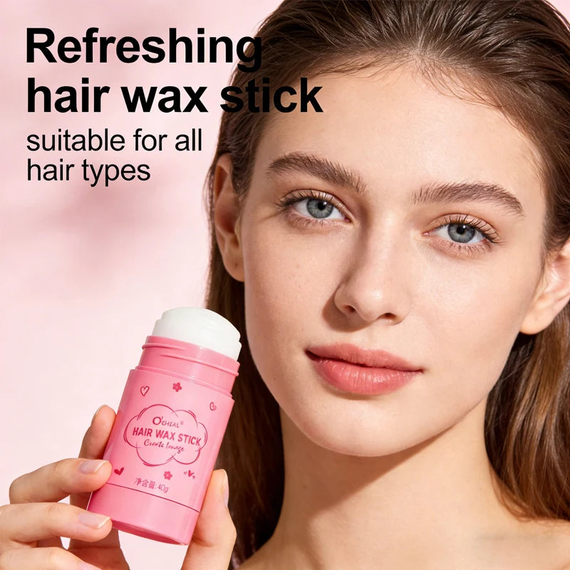 Refreshing Hair Wax Stick Long-lasting Shaping Suitable All Types Qme