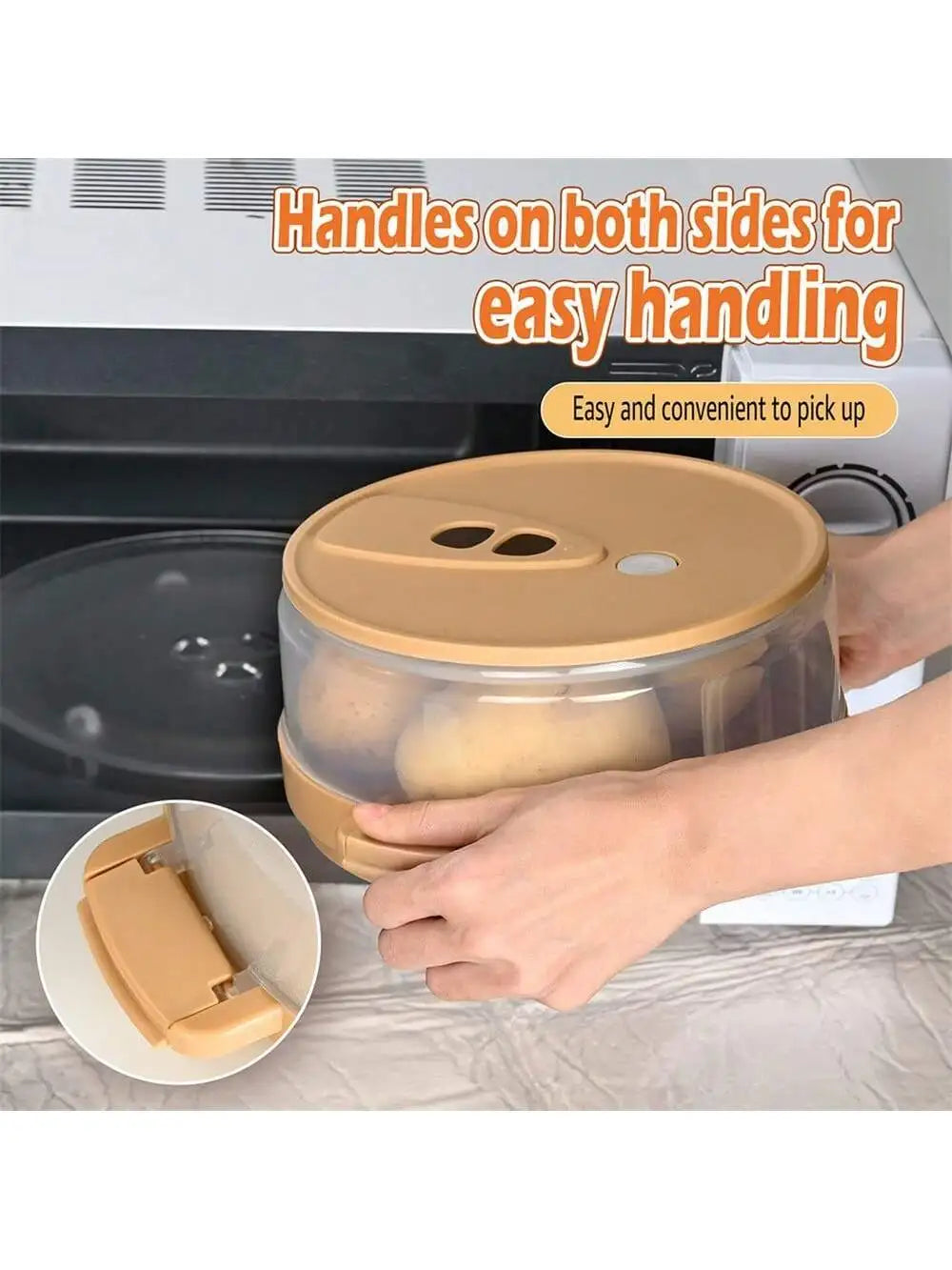 Home Baking Jar Microwave Bacon Potato Box Small Tool Food Qme