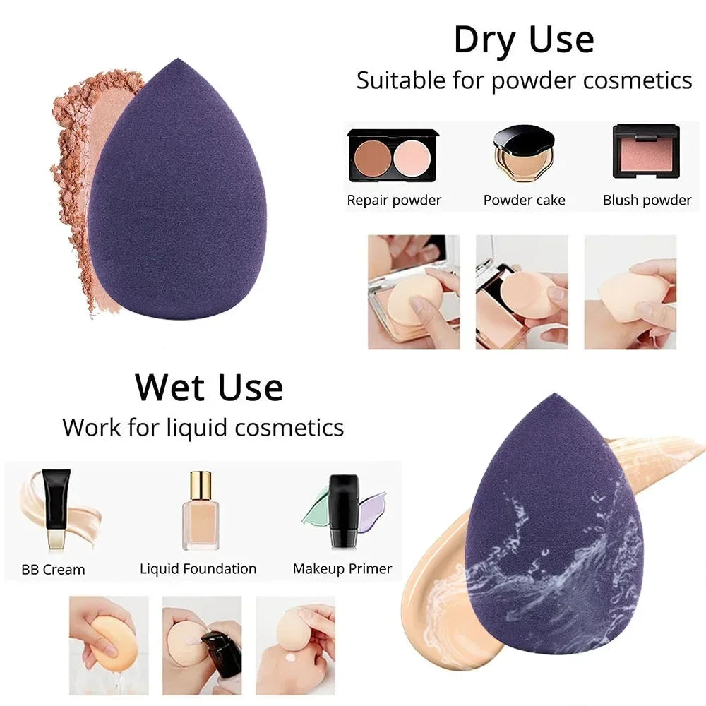 Makeup Sponge Blender Beauty Egg Soft Cosmetic Puff Foundation Qme