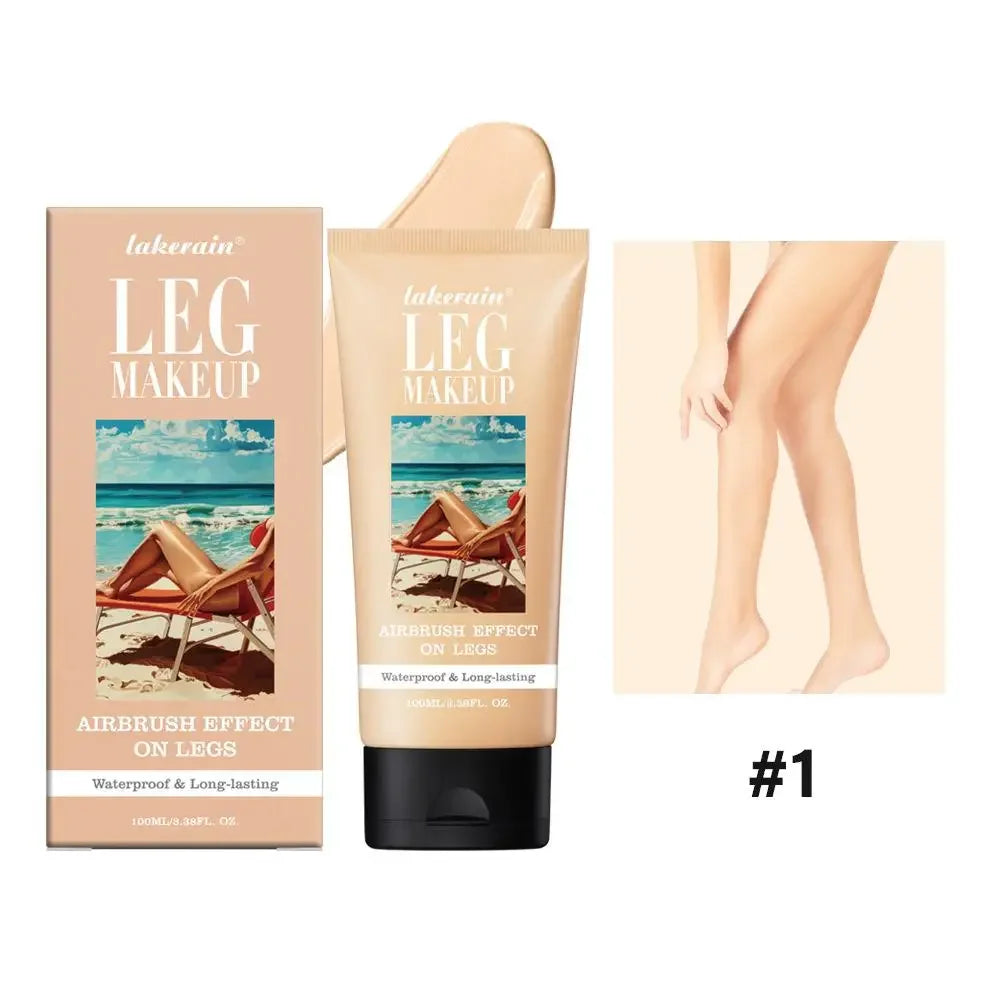 3 Colors Leg Body Makeup Foundation 30/100ml Waterproof Long Lasting Anti-Transfer Concealer Even Skin Tone Body Tanning Cream Qme A1