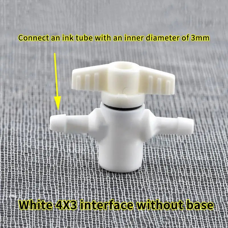 2 Way Ink Valve Plastic Mini Portable Lightweight On-site Printer Qme