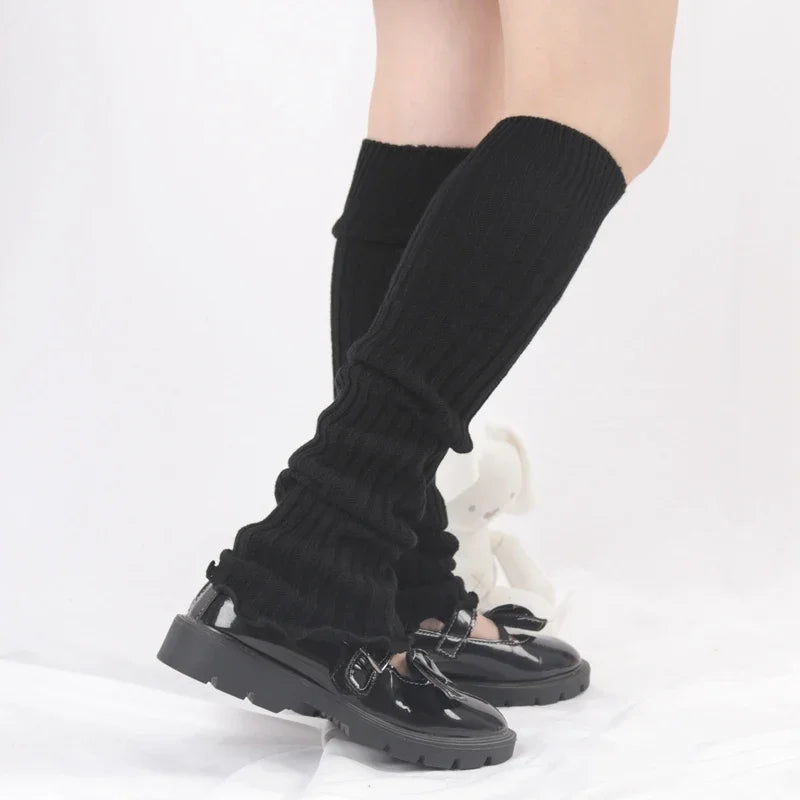 Cute Japanese Lolita JK Leg Warmers Women Ankle Warmer Girls Gothic Qme
