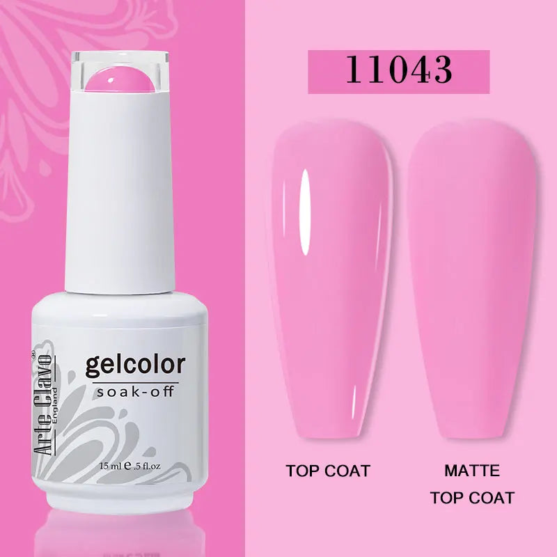 Arte Clavo15ml Gel Nail Polish Burgundy Red Brown Chocolate Art Soak