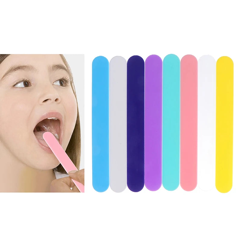 Medical Disposable Waxing Plastic Tongue Stick Depressor Spatula Body Qme