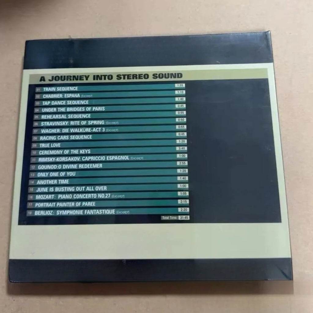 A Journey Into Stereo Sound Audiophile Demo CD Album, Multi-Genre Tracks, High-Resolution Audio System Test Reference Disc Qme