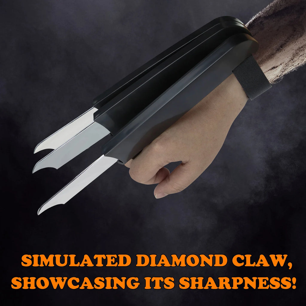 Wolverine Claws Halloween Cosplay Props Plastic Realistic Wolf Claws X Men Scalable Wolf Claws Clothing Decoration Qme