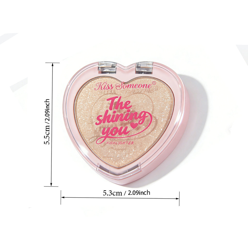 Facial highgloss disc highgloss sparkle highlighter,long-lasting high-gloss disc,rich color palette suitable for Halloween use Qme