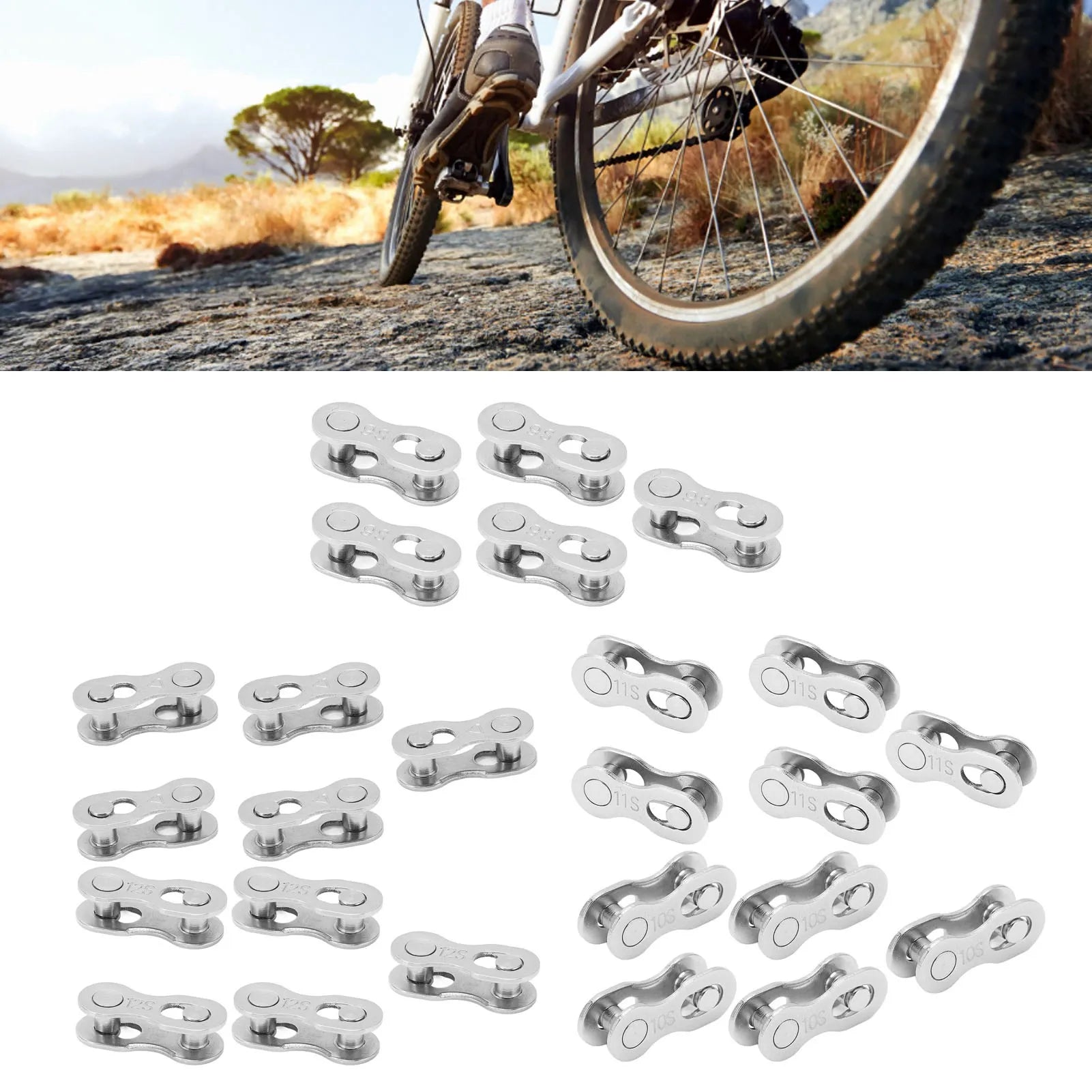 Missing Link Small Portable Sturdy Missing Link Corrosion Resistant for Replacement for Bike for Repair Qme