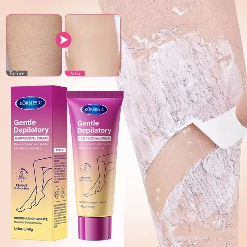 Permanent Hair Removal Cream Hair Growth Inhibitor Face Arm Armpit Leg Intimate Areas Painless Depilatory For Men Women Care Qme