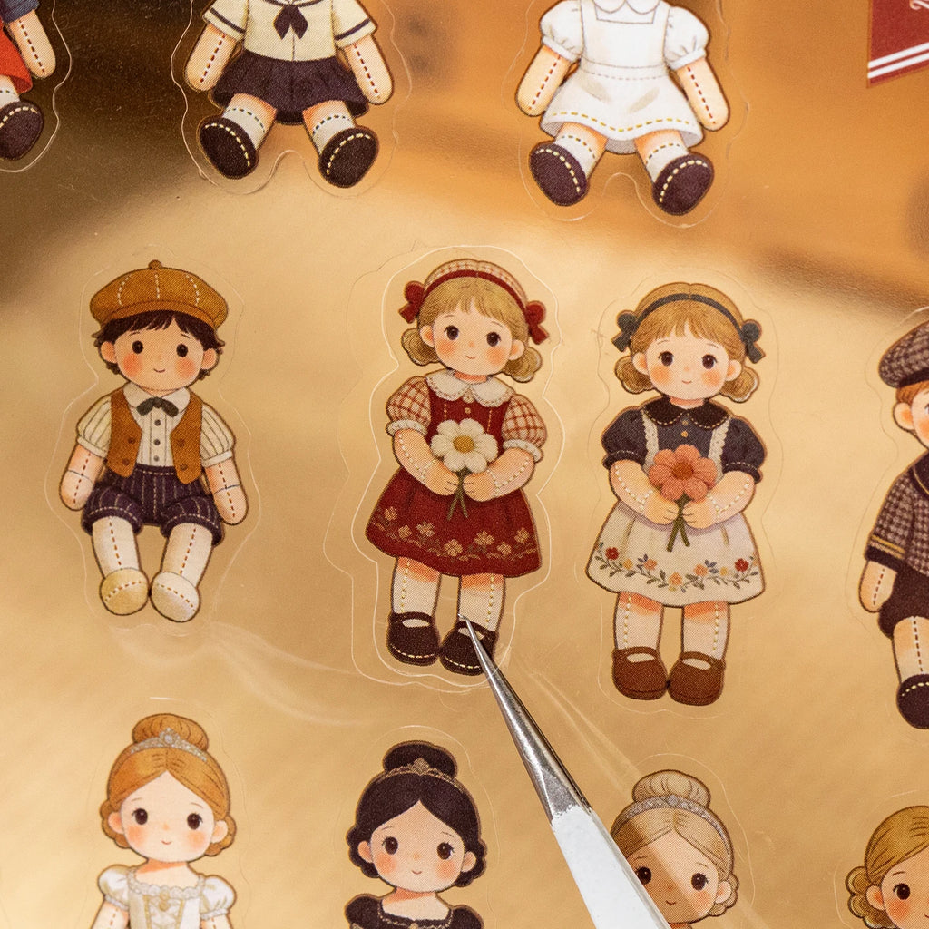 TIANZI 24/48 Pcs New 3D Cartoon Sticker Book DIY Landscape Stickers Pocket Book Cabin Scene Portable Sticker Album Game Books Qme