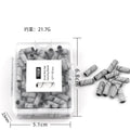50/100Pcs 3mm Mini White Sanding Bands Stainless Steel Nail Drill Bits Mandrel Electric Manicure Accessories Tool Qme 100pcs Grits 150