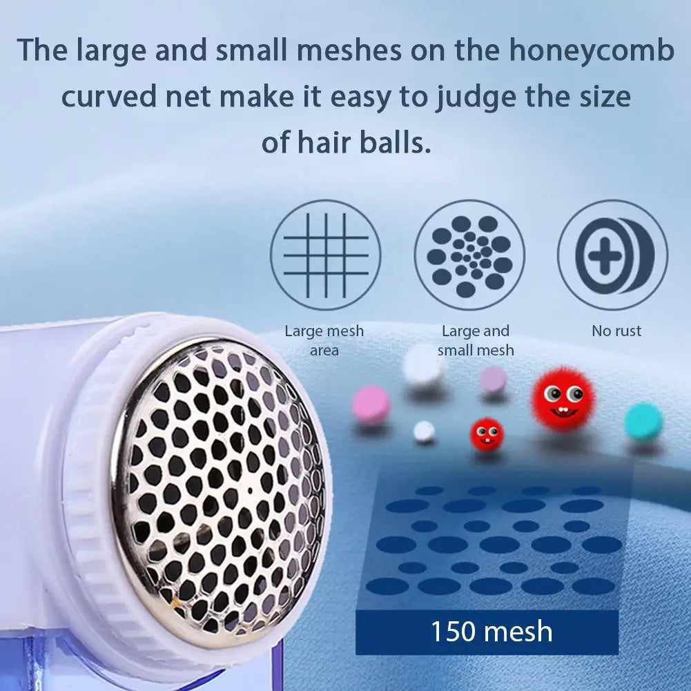 Electric Lint Remover Fabric Shaver Easily Removes Hairballs Sweater Qme