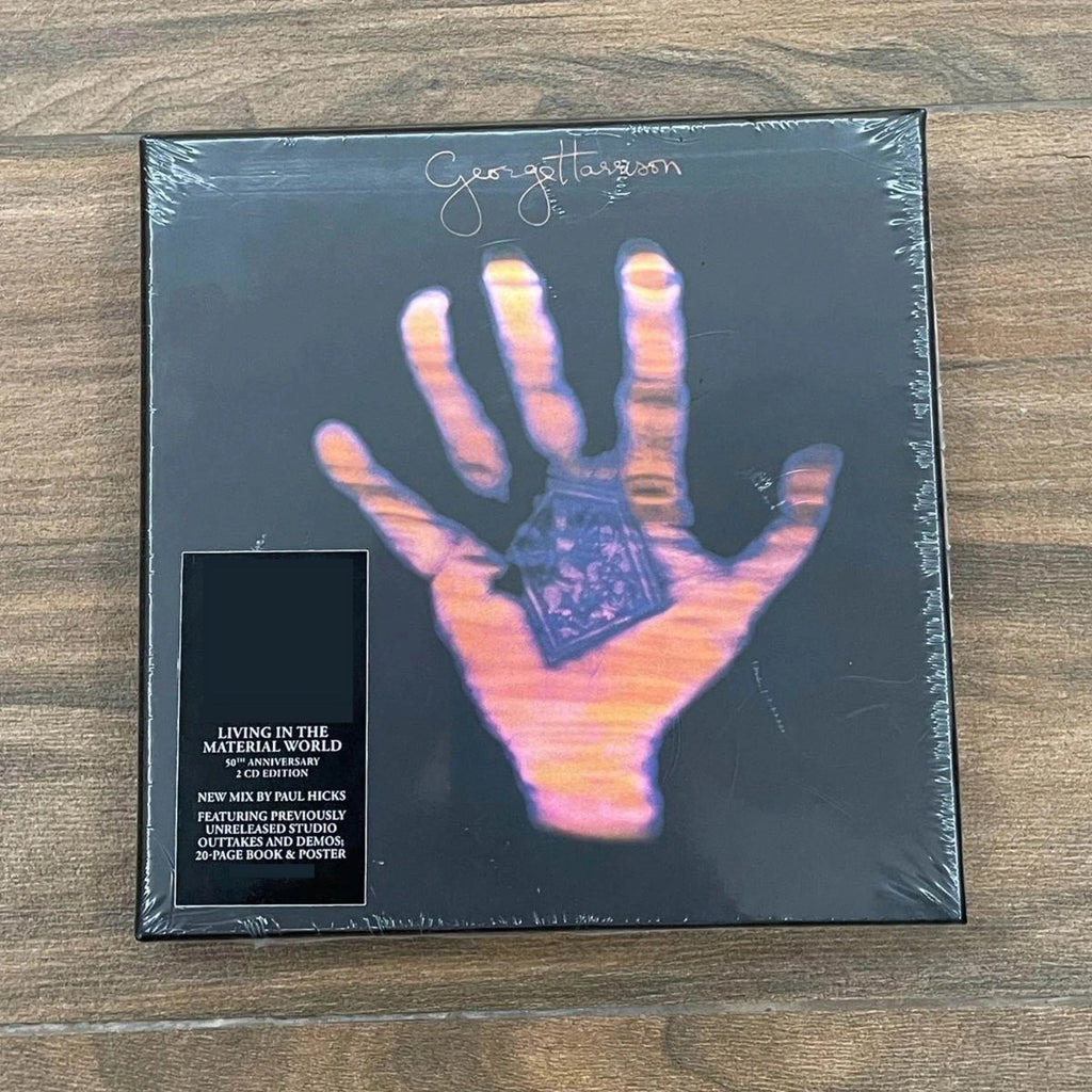 Rock Music 2CD Set with Artistic Palm Cover, Anniversary Collector's Edition with Full High-Quality Tracks for Music Enthusiasts Qme Living in the Materi