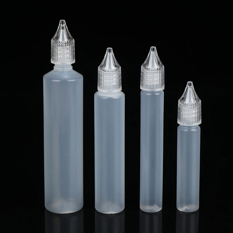 10 15 30 Refillable Plastic Dropper Bottles Pen-shape Containers Ink Qme