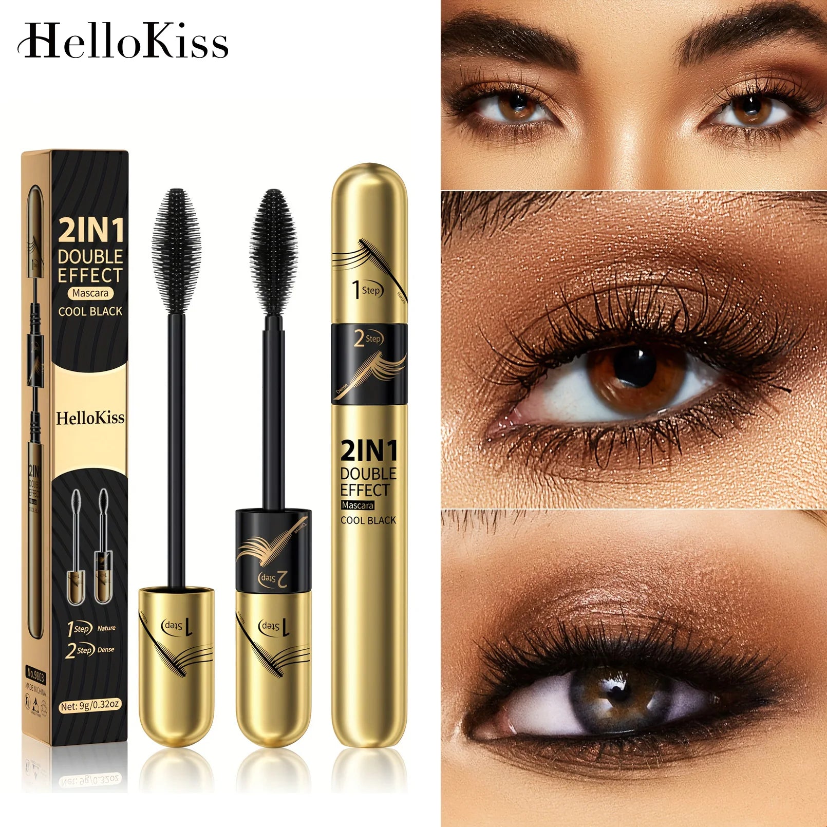 4D Silk Fiber Lash Mascara Waterproof Rimel 3d Mascara For Eyelash Extension Black Thick Lengthening Eye Lashes Korean Cosmetics Qme