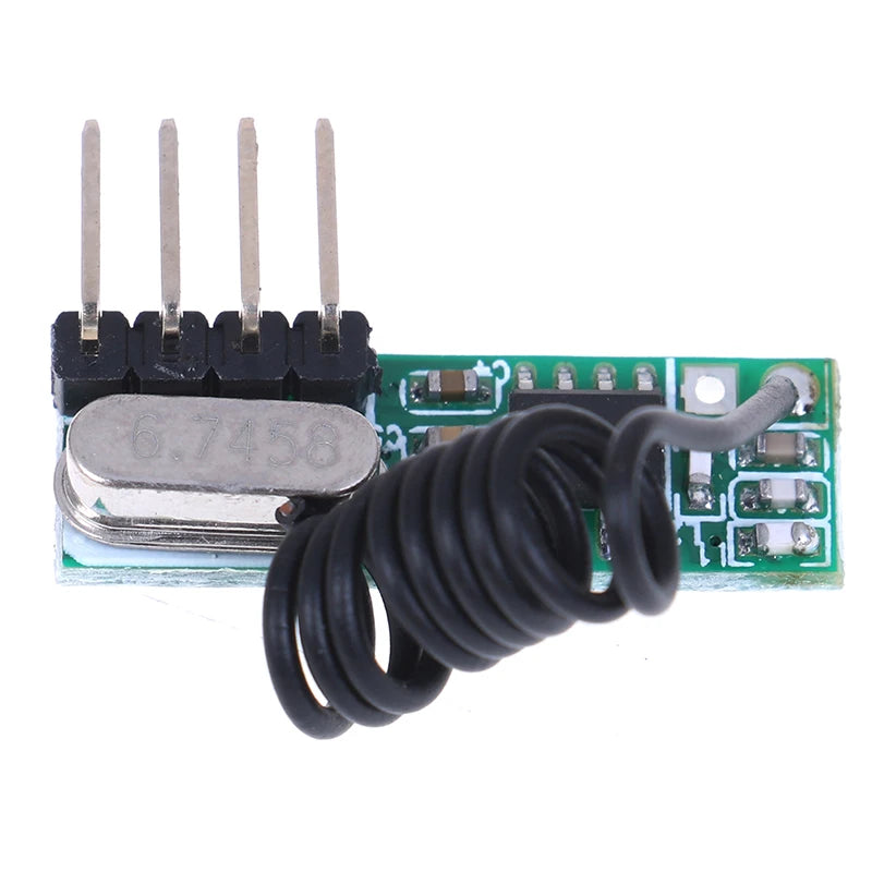 Universal DIY 433 Mhz 1CH RF Relay Receiver Wireless Remote Control Qme One Size