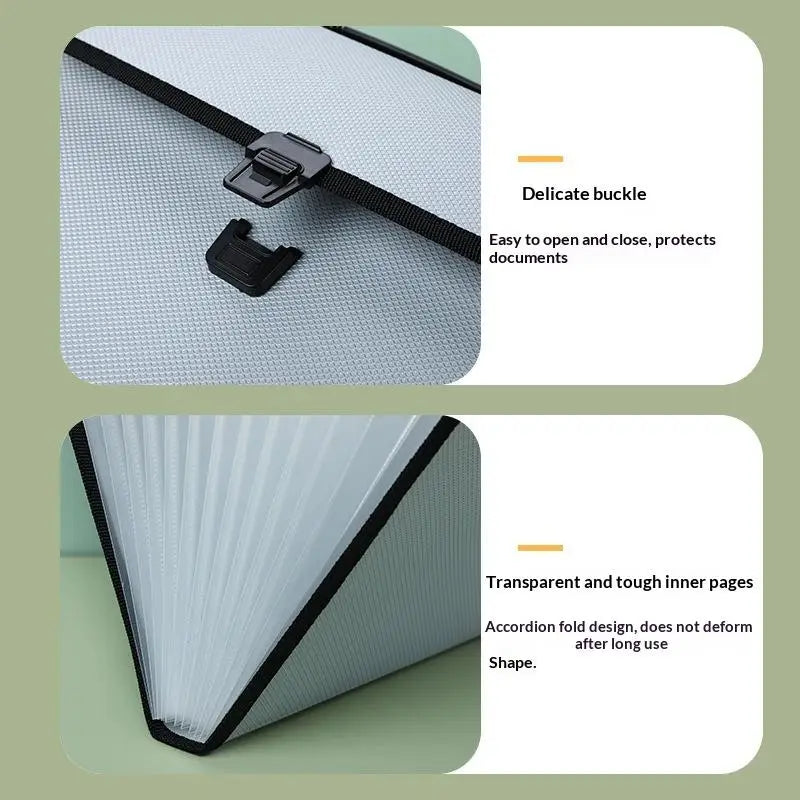 Multi Level Long File Organizer Expandable Business Folder Tear Proof Qme