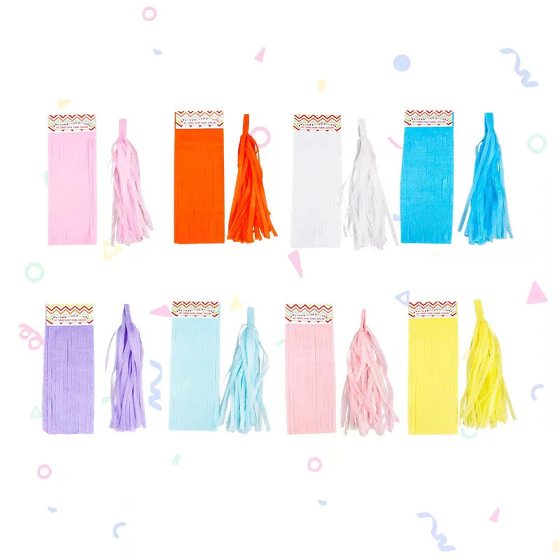 Valentine's Day Gradient 2-Meter Color Tassel Party Decoration Qme