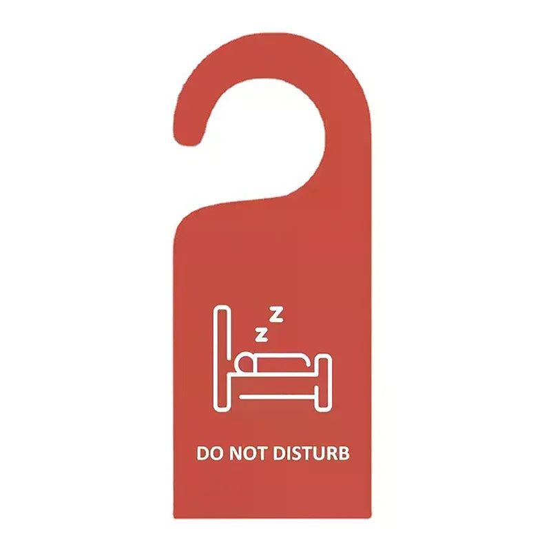 Do Not Disturb Door Sign Hanging Shop Pendant Room Cleaning Qme