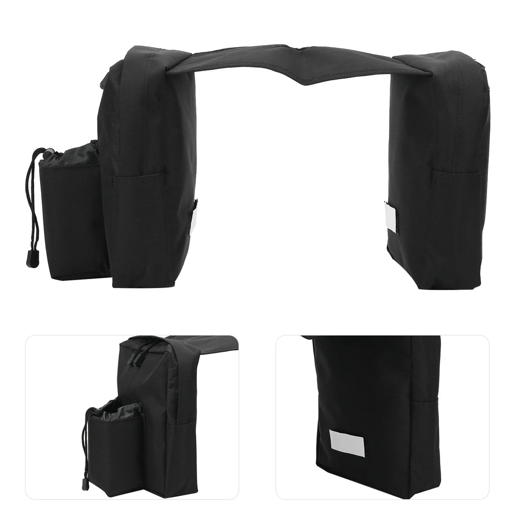 ATV Bag Oil Bag Motorcycle Front Saddle Bag Fuel Storage Pouch for ATV Dirt Bike Snowmobile Motorcycle Saddlebags Qme