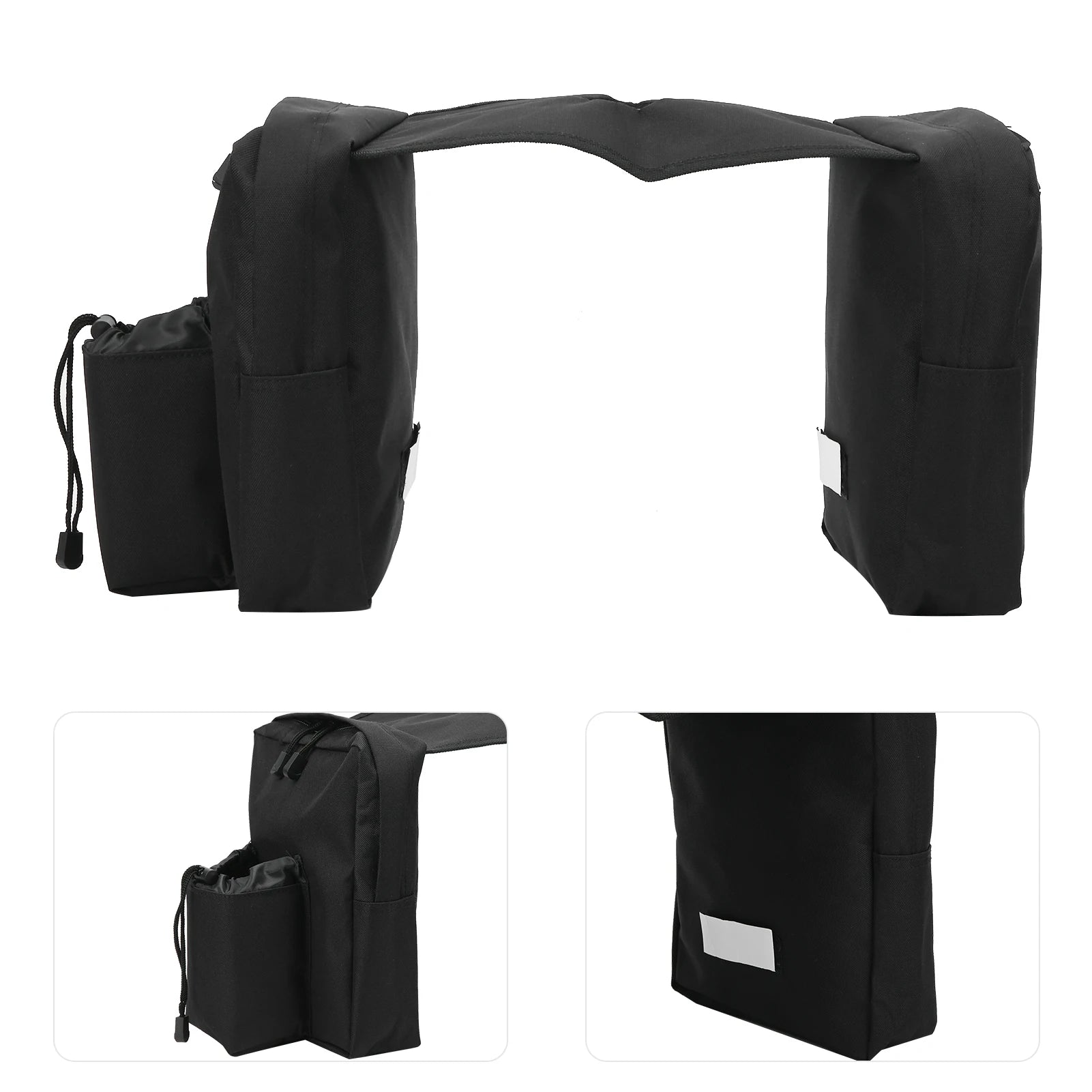 ATV Bag Oil Bag Motorcycle Front Saddle Bag Fuel Storage Pouch for ATV Dirt Bike Snowmobile Motorcycle Saddlebags Qme