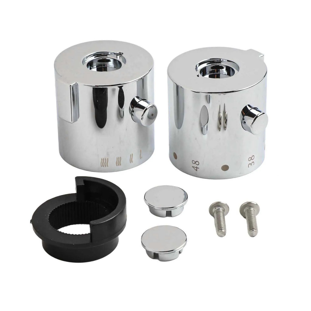 Shower Temperature Control Handle Knob Thermostatic Bath Mixer Chrome Qme Default Title