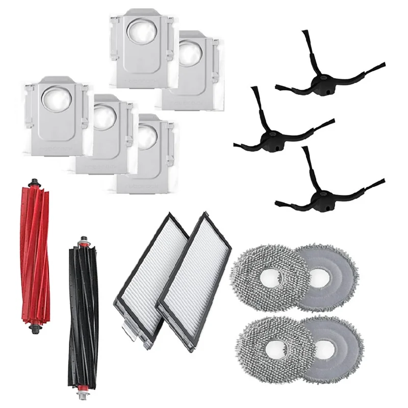 A02F-For Roborock Qrevo Slim Robot Main Side Brush Hepa Filter Vacuum Cleaner Replacement Parts Qme As shown