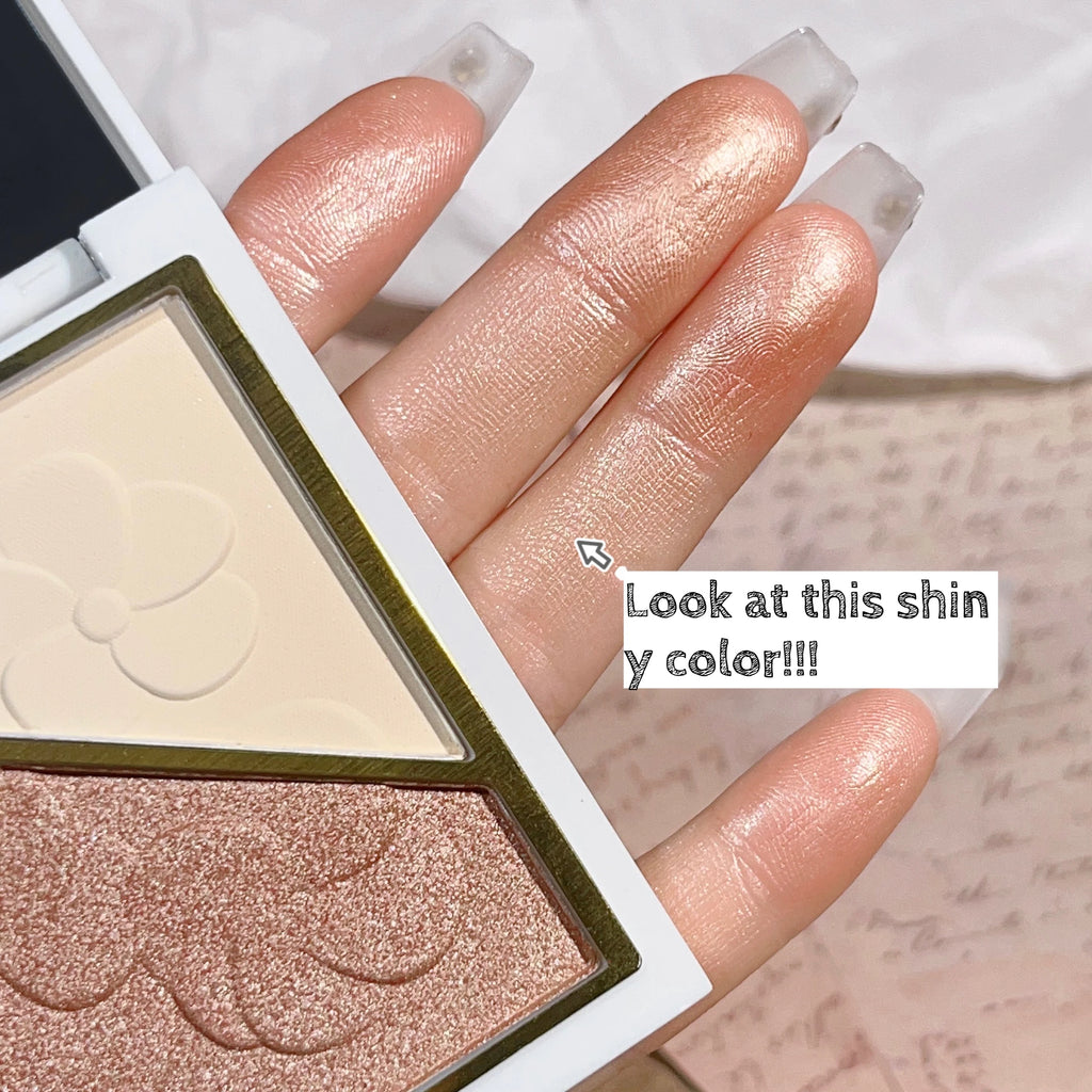 HISYI Contour Palette Three-in-one Pearlescent Matte Nose Shadow Eye Qme