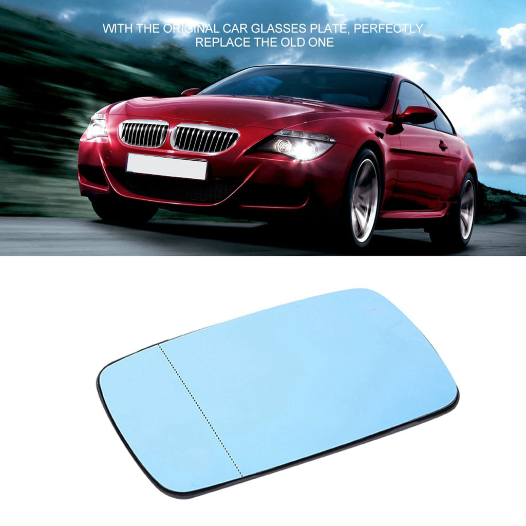 Anti Fog Car Rearview Wing Heated Mirror Glass Fits for E39 E46 Replacement Mirror Glass Side Mirror Glass Rearview Mirror Lens Qme