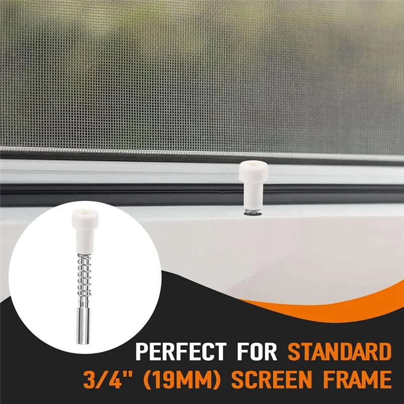 A02F-30-Pack Window Screen Replacement Plunger Pins 5/32 X 1-1/2 Inch For 3/4" Screen Frame Latch Set Qme