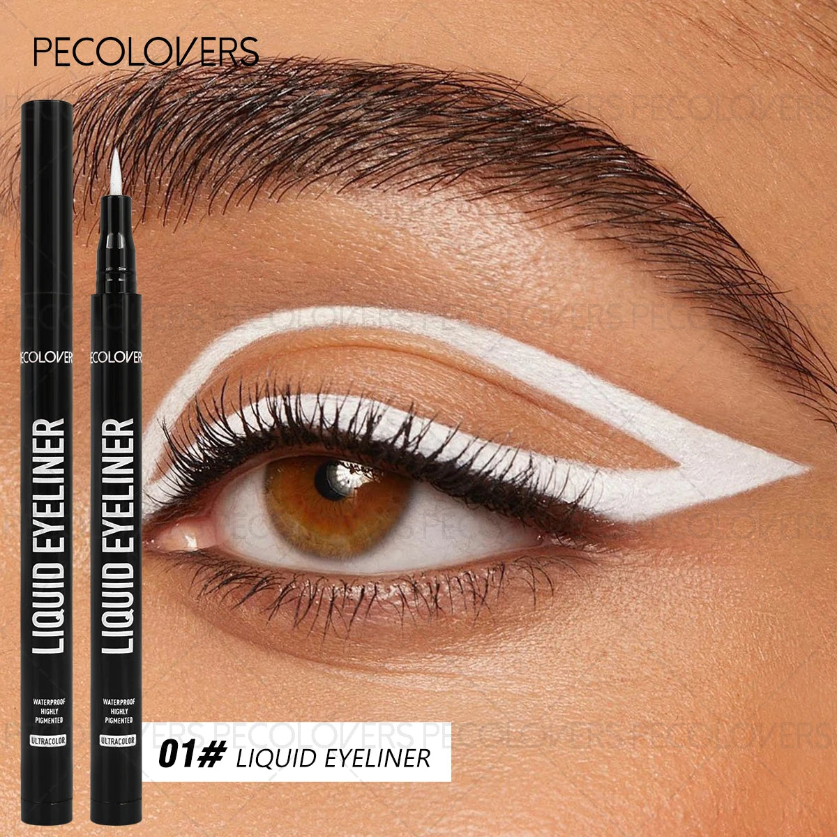 Liquid Colorful Eyeliner Rendering Pen Quick Drying Waterproof Qme 01