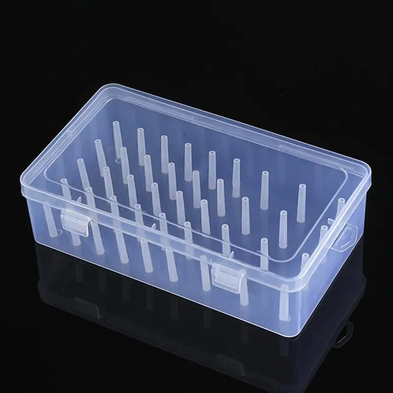 42 Axis Needle And Thread Box Household Storage Box Multi Functional Transparent Needle And Thread Set Thread Box Sorting Qme A1