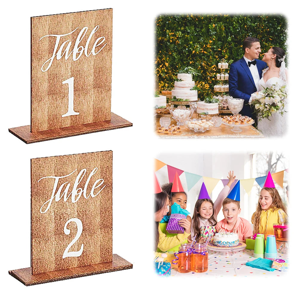 Wedding Table Numbers 1-20 Wedding Centerpieces Bridal Banquet Table Decoration for Banquet Restaurant Party Decor Qme