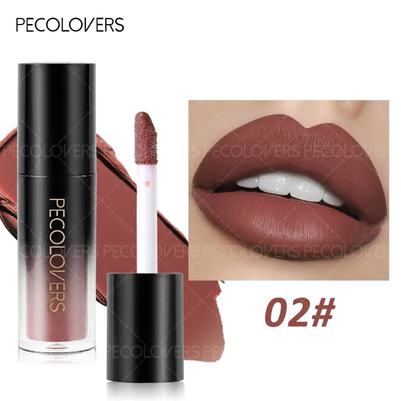 Black Tube Matte Lip Gloss Multi-color Selection Plump Lipstick Qme 02
