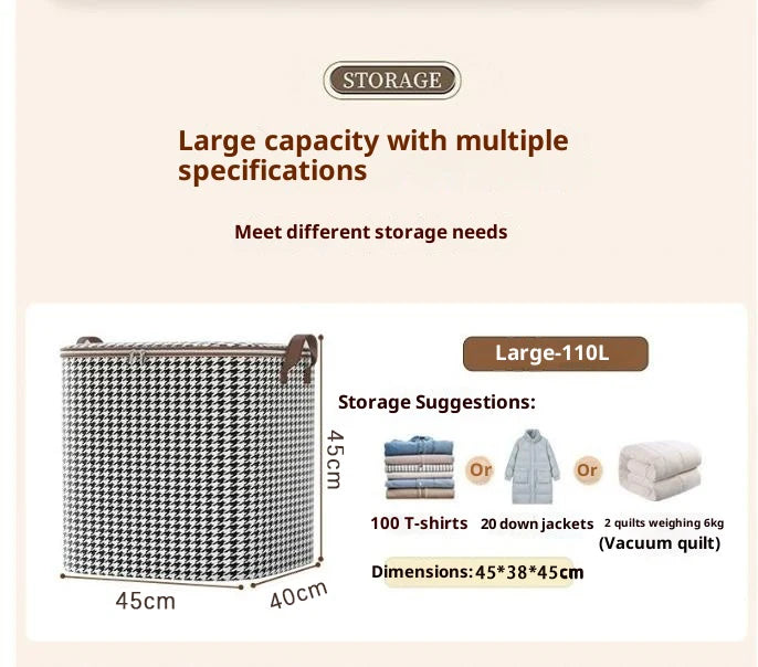 Clothes Storage Box Cover Baby Foldable Large Laundry Basket Qme B 100ML
