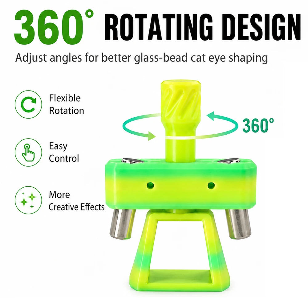 Nailpop Cat Eye Magnet Nails Upgraded Rotating Design DIY Glass Bead Qme
