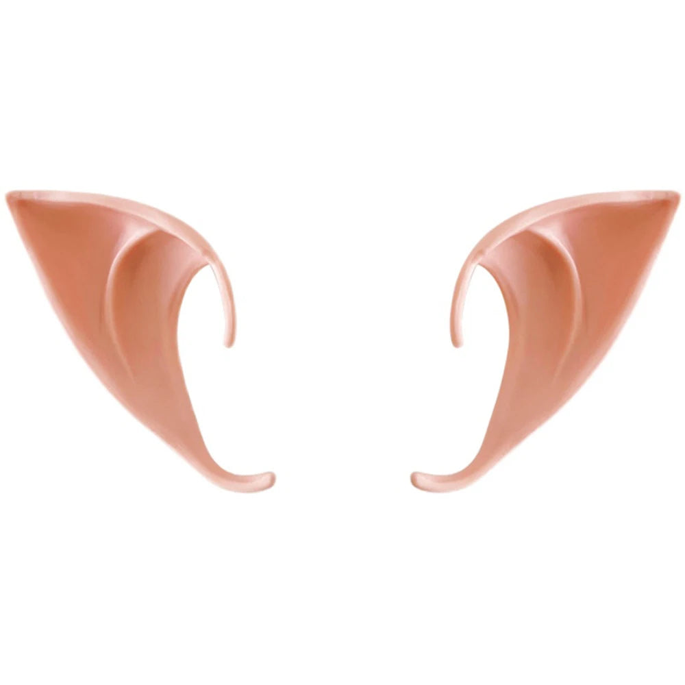 1Pair Of Halloween Elf Ears Masquerade Ball Avatar Pointed Ears Party Props Fairy Monster False Ears Qme