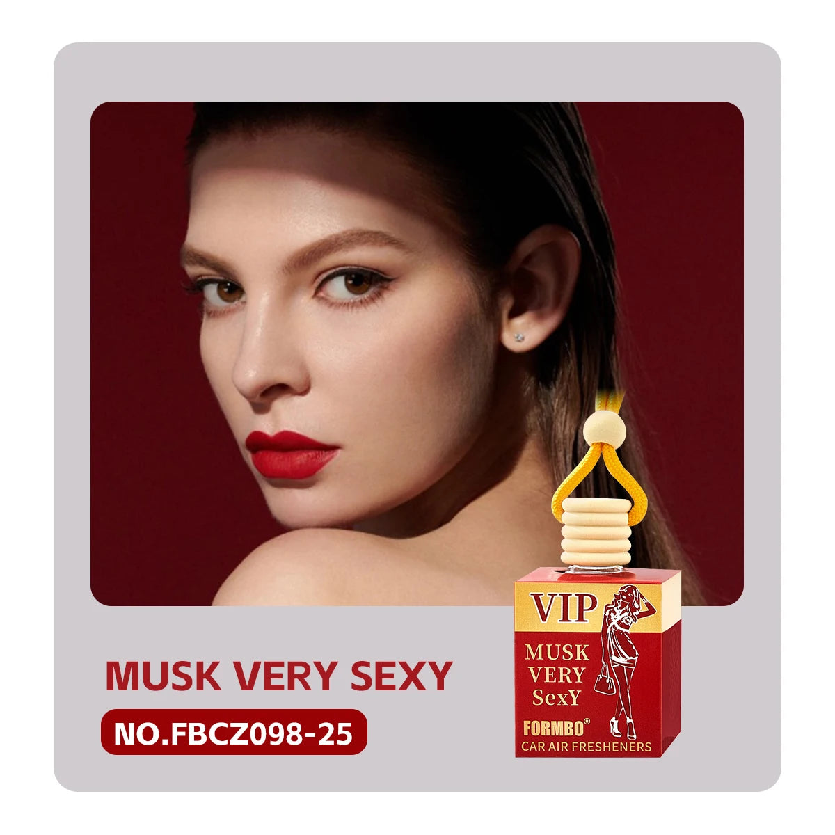 Fragrant Journey Fresh Car Perfume Lasting Fragrance Deodorization Qme 098 MUSK VERY SEXY