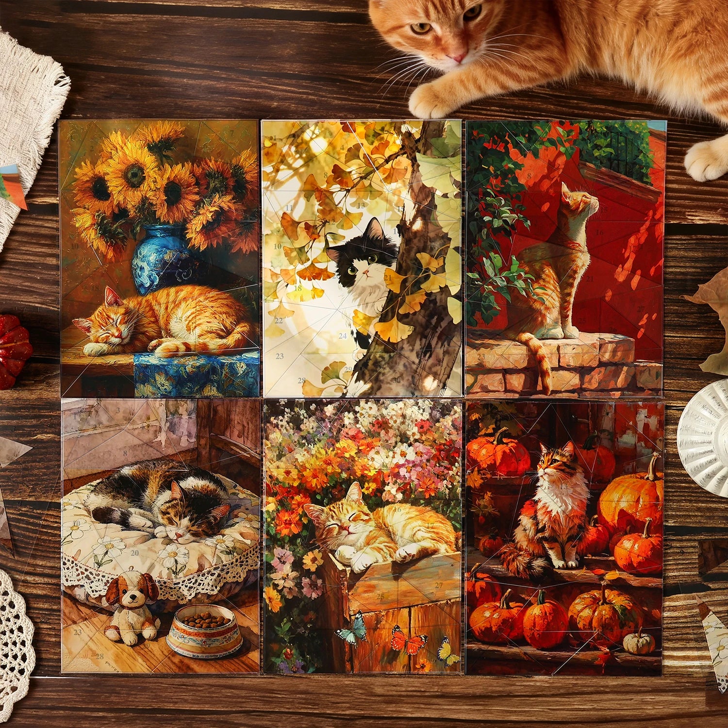 4 Pcs Children DIY Puzzle Sticker Games Cute Cat Diary Series Assemble Jigsaw Stickers Kids Educational Toys Boys Girls Gifts Qme All