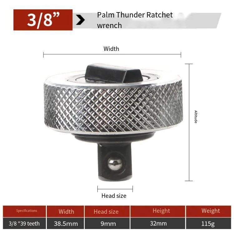 Mini Adjustable Ratchet Wrench Quick Labor-saving Aluminum Alloy Qme 3-8