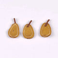 4pcs 22-36mm Cute Felt Fruit Animal Appliques, Hand Sewn Pear,Apple,Bear Patch DIY Hair Accessories Crafts No Glue cp3858 Qme 22x36mm-1