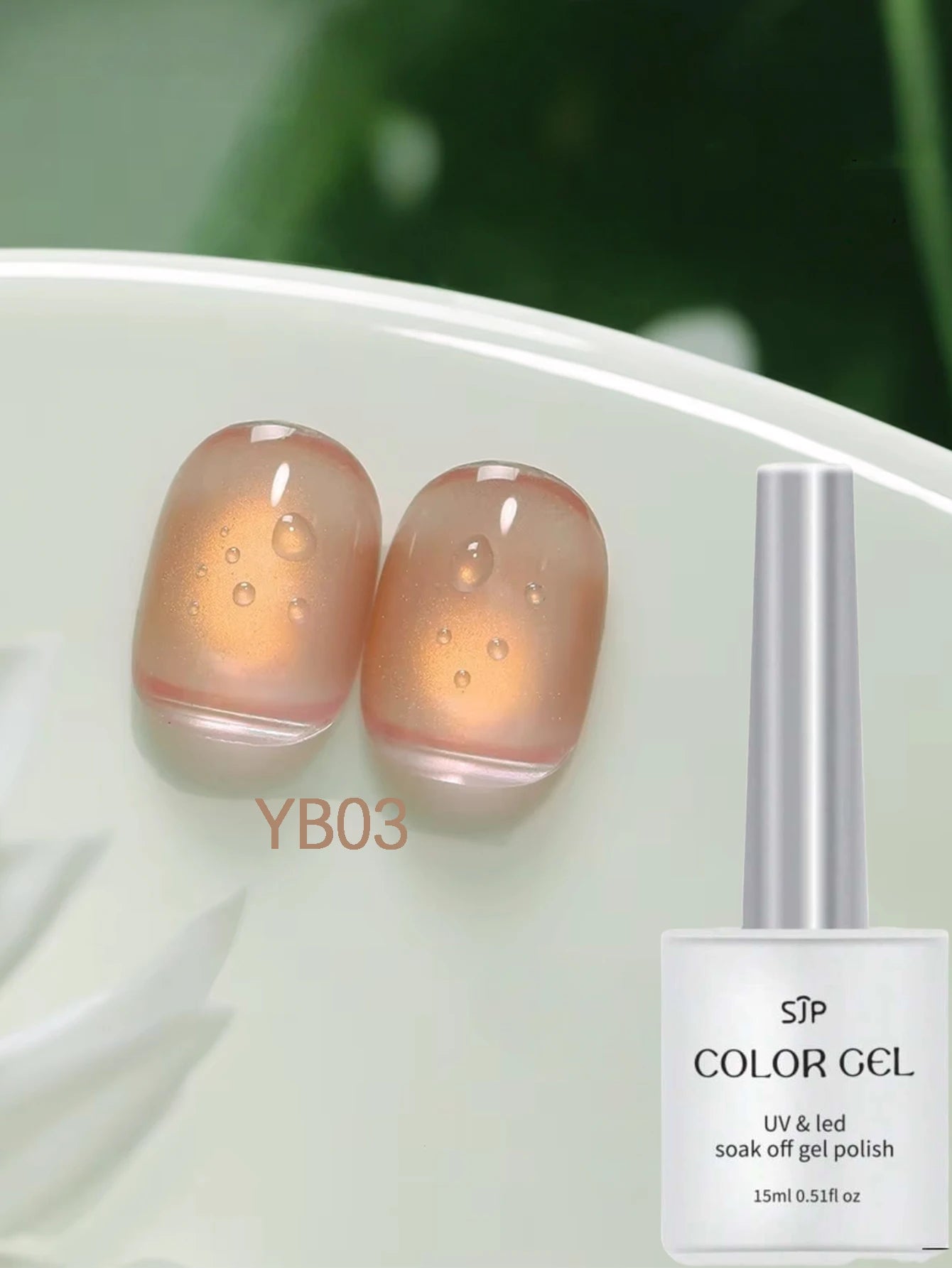 1 One-step Cat Eye Nail Polish Gel No Coat Base Required Autumn Qme