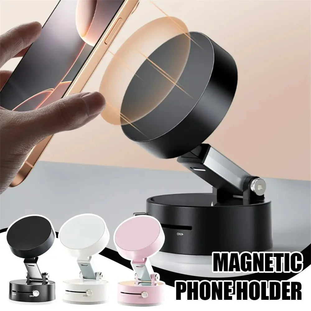 Mobile Phone Magnetic Suction Cup Holder Multi-functional Lazy Stand Adjustable Foldable Suction Cup Vacuum Adsorption Bracket Qme