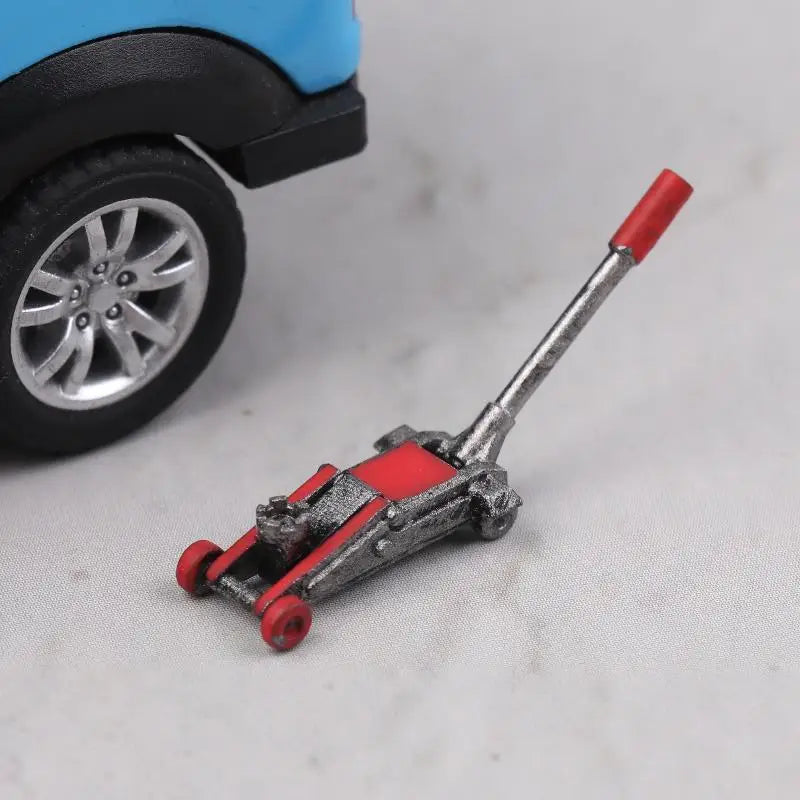 1 64 Scale Car Lifting Jack Model Modification Garage Repair Qme 04
